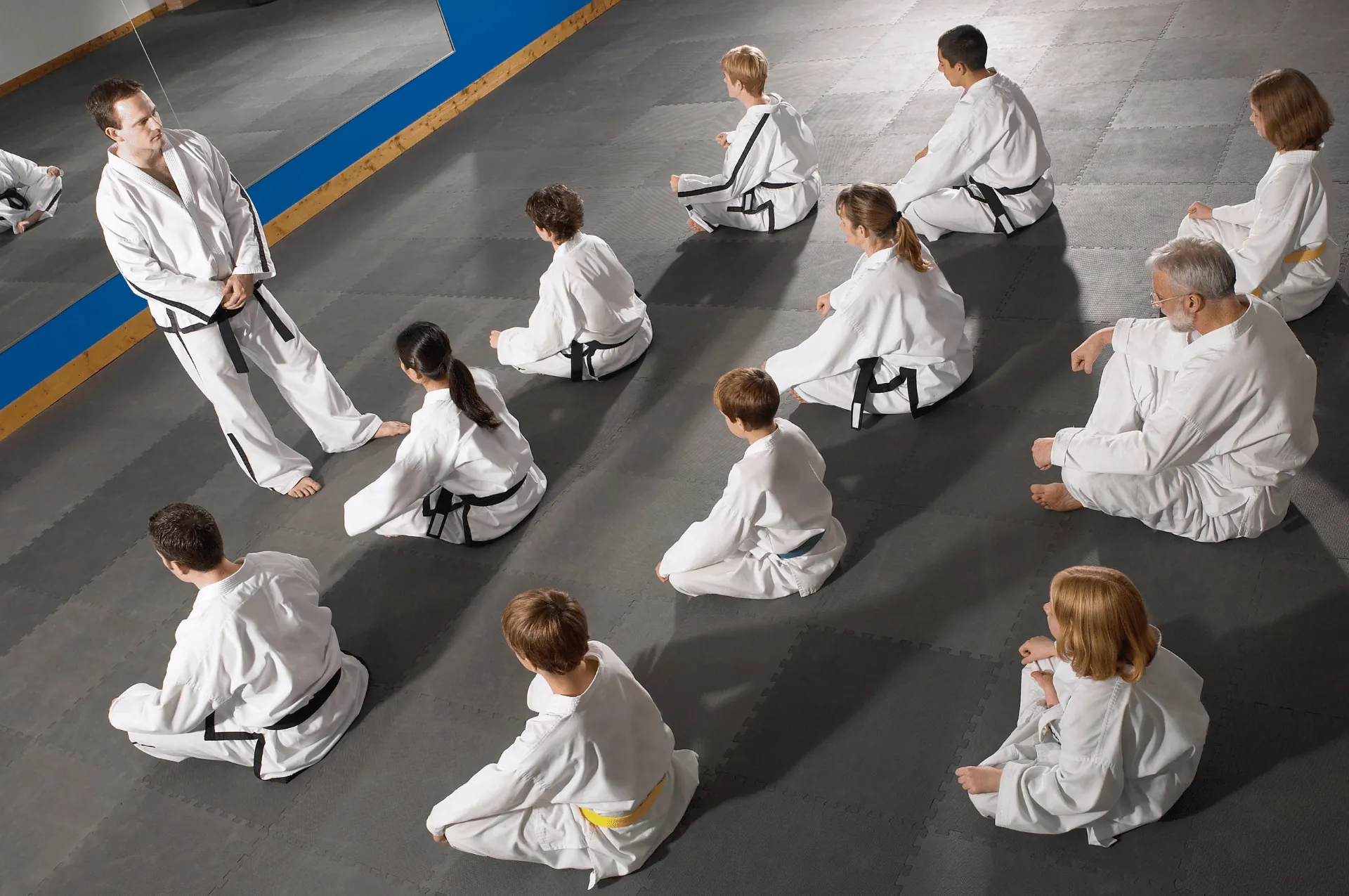 Students training at Carlson Gracie Miami